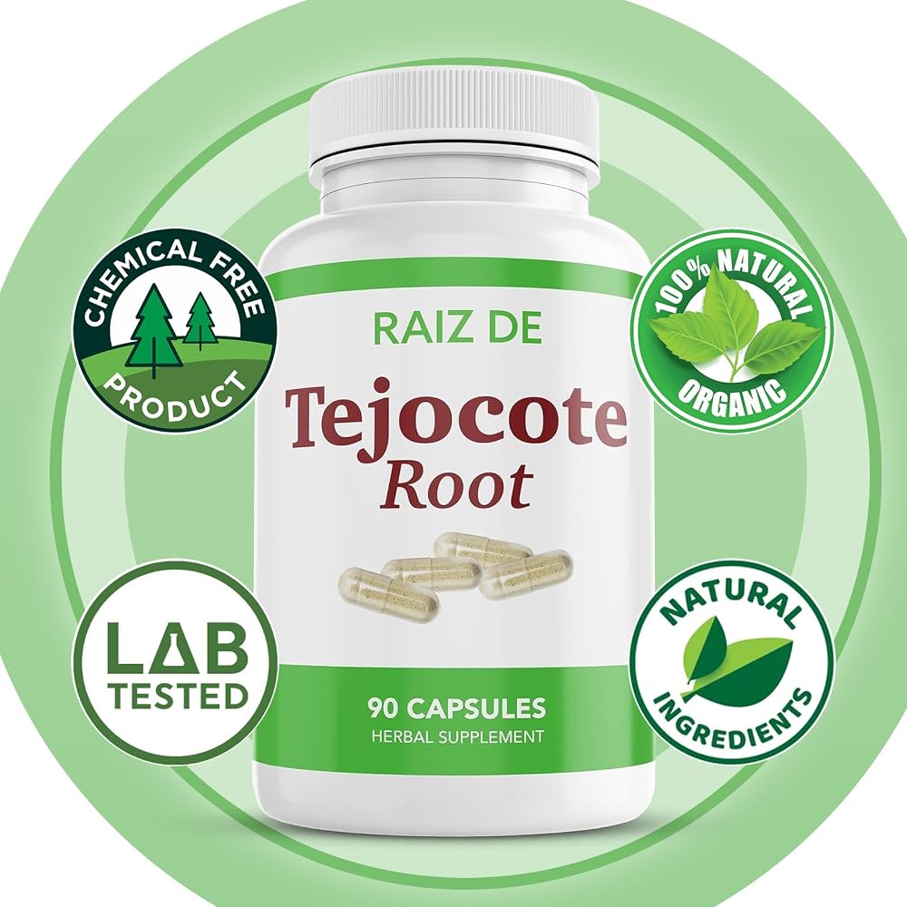 Raiz DE Tejocote Root Herbal Supplement - 90 Capsules - image 4