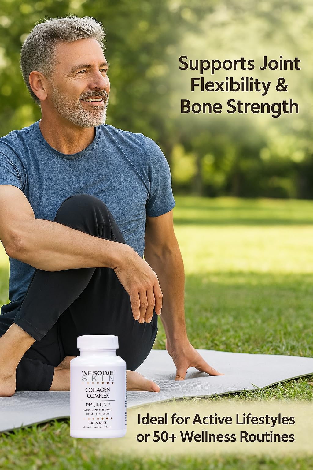 We Solve Skin Multi Collagen Peptides 5 Types - 90 Capsules - image 3