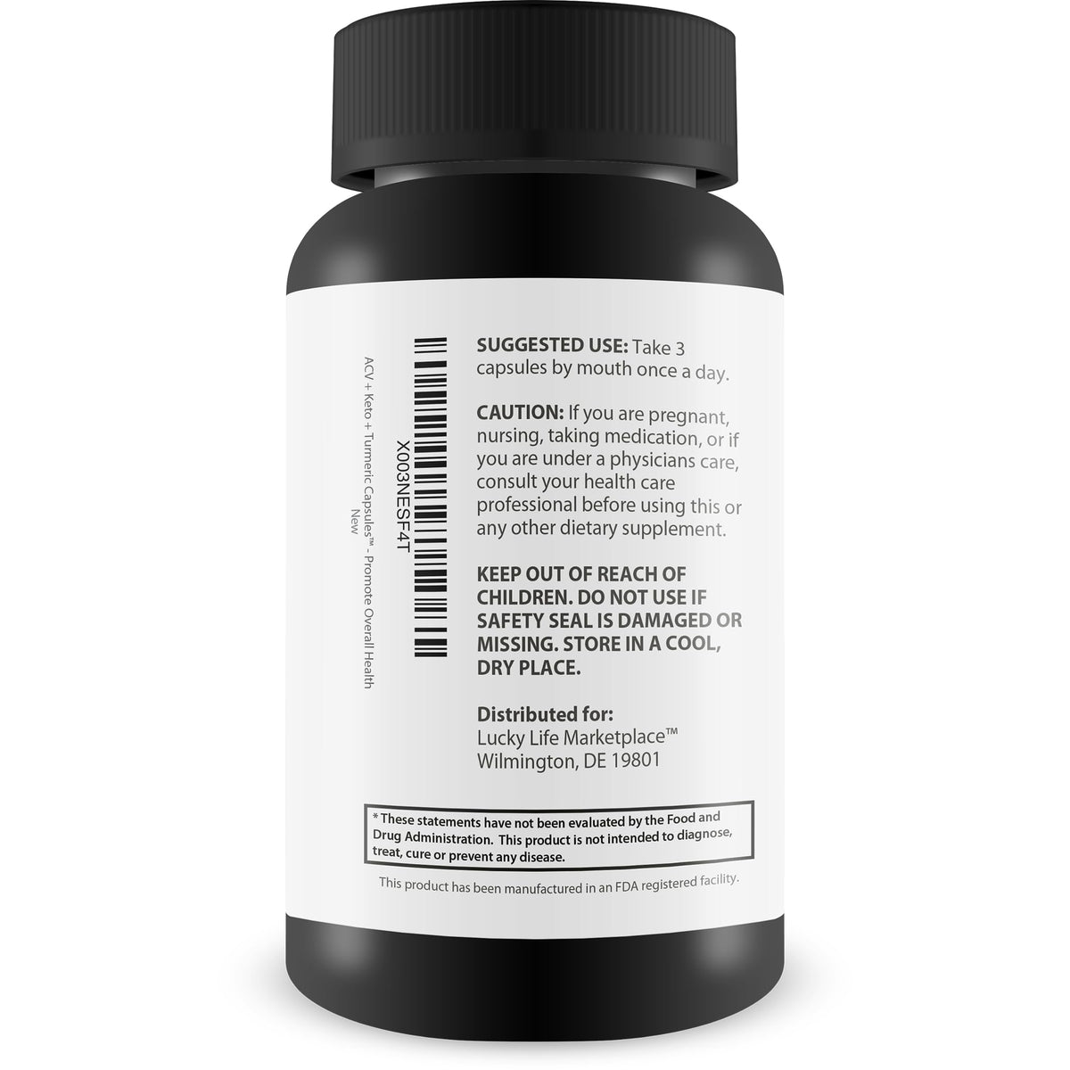 Generic ACV + Keto + Turmeric Supplement with Vitamin C, D & Zinc - image 3