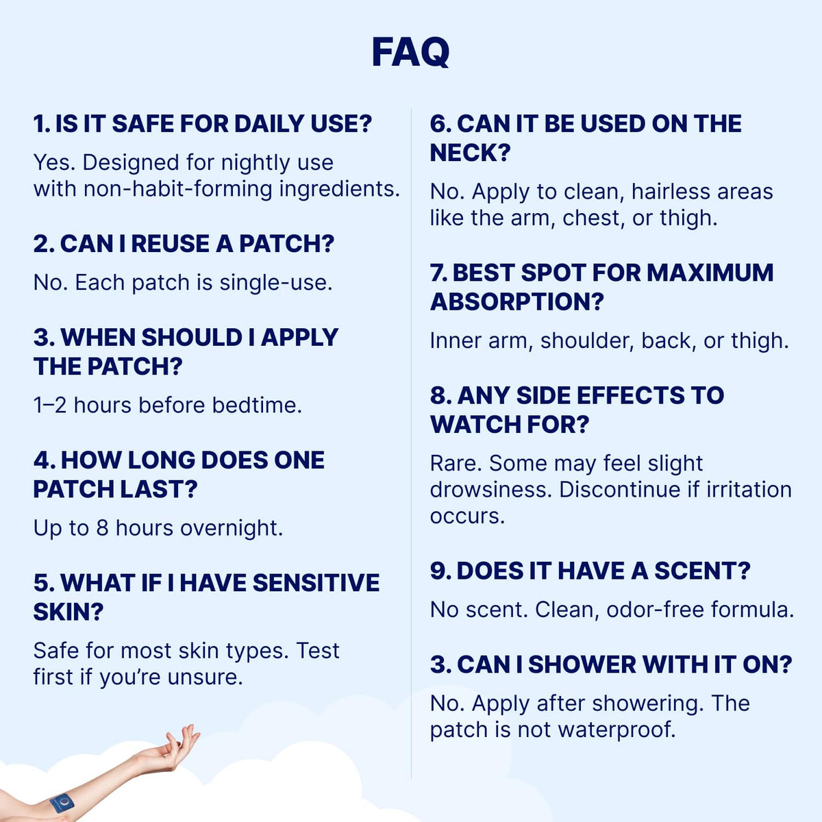 Wellamoon Original Sleep Patches for Adults Extra Strength