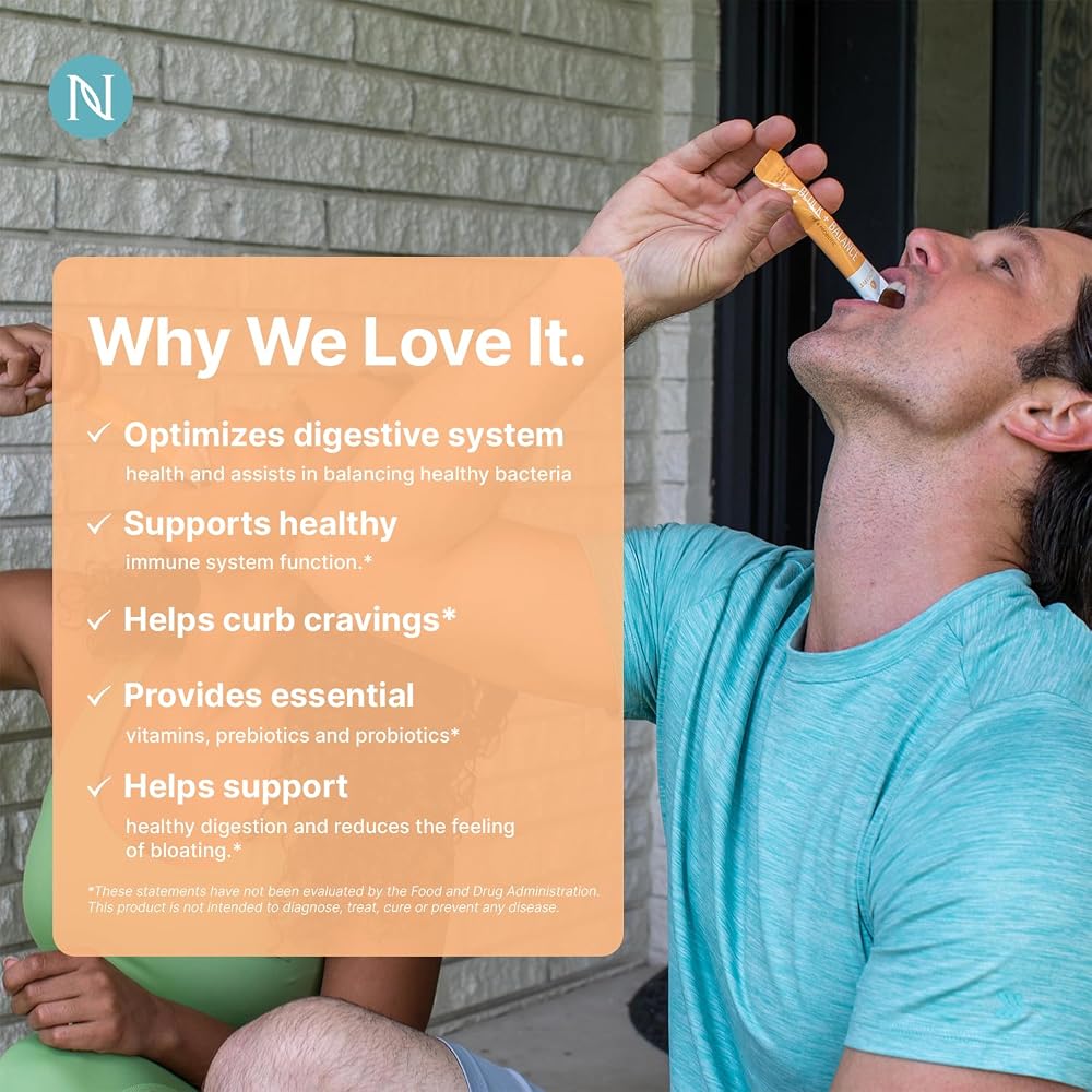 NEORA Block+Balance Pre and Probiotic Powder - 30 Stick Packs - image 4