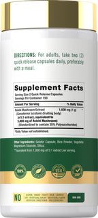 Carlyle Reishi Mushroom Capsules - 300 Count - image 2