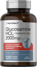 Horbäach Glucosamine HCL with Hyaluronic Acid 2000mg - 120 Caplets