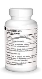 Source Naturals Ultra Chromium Picolinate 500 mcg - 60 Tablets - image 3