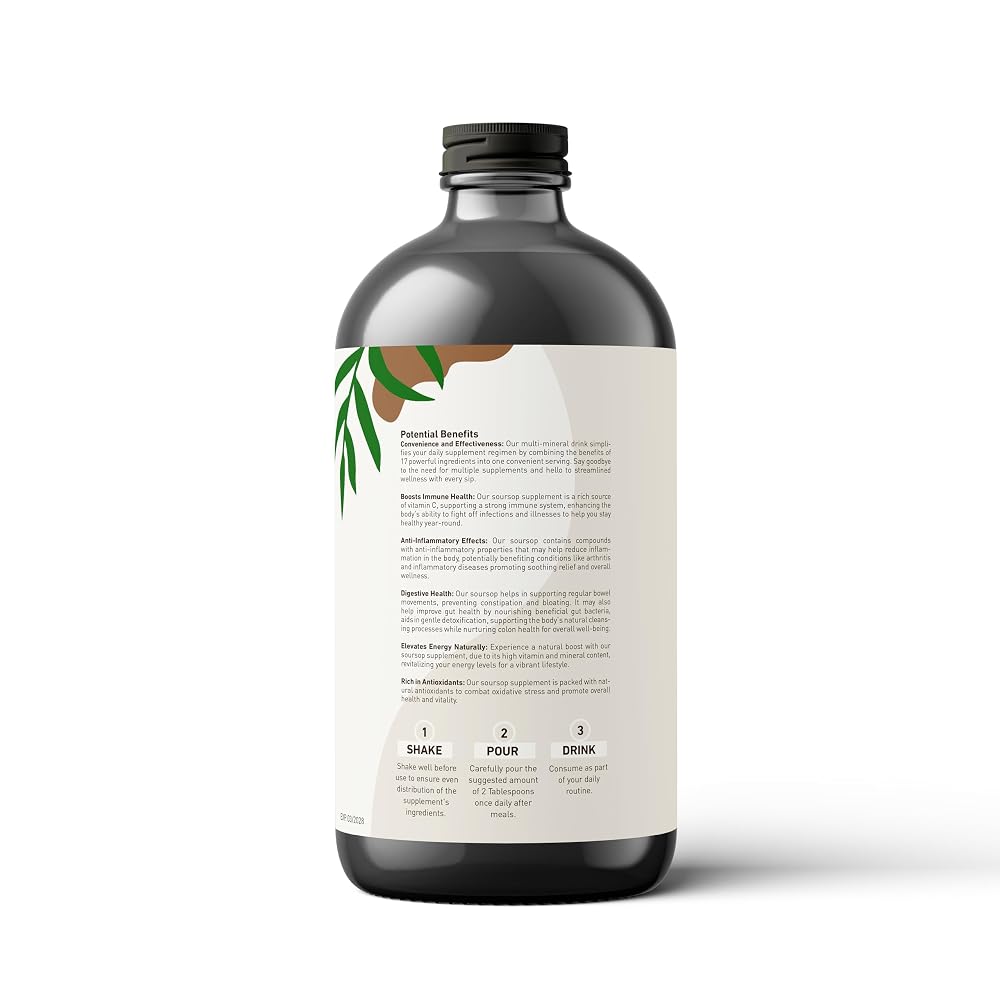 Nature's Blooms Soursop & Black Seed Bitters Bundle - 2 x 16 oz - image 8