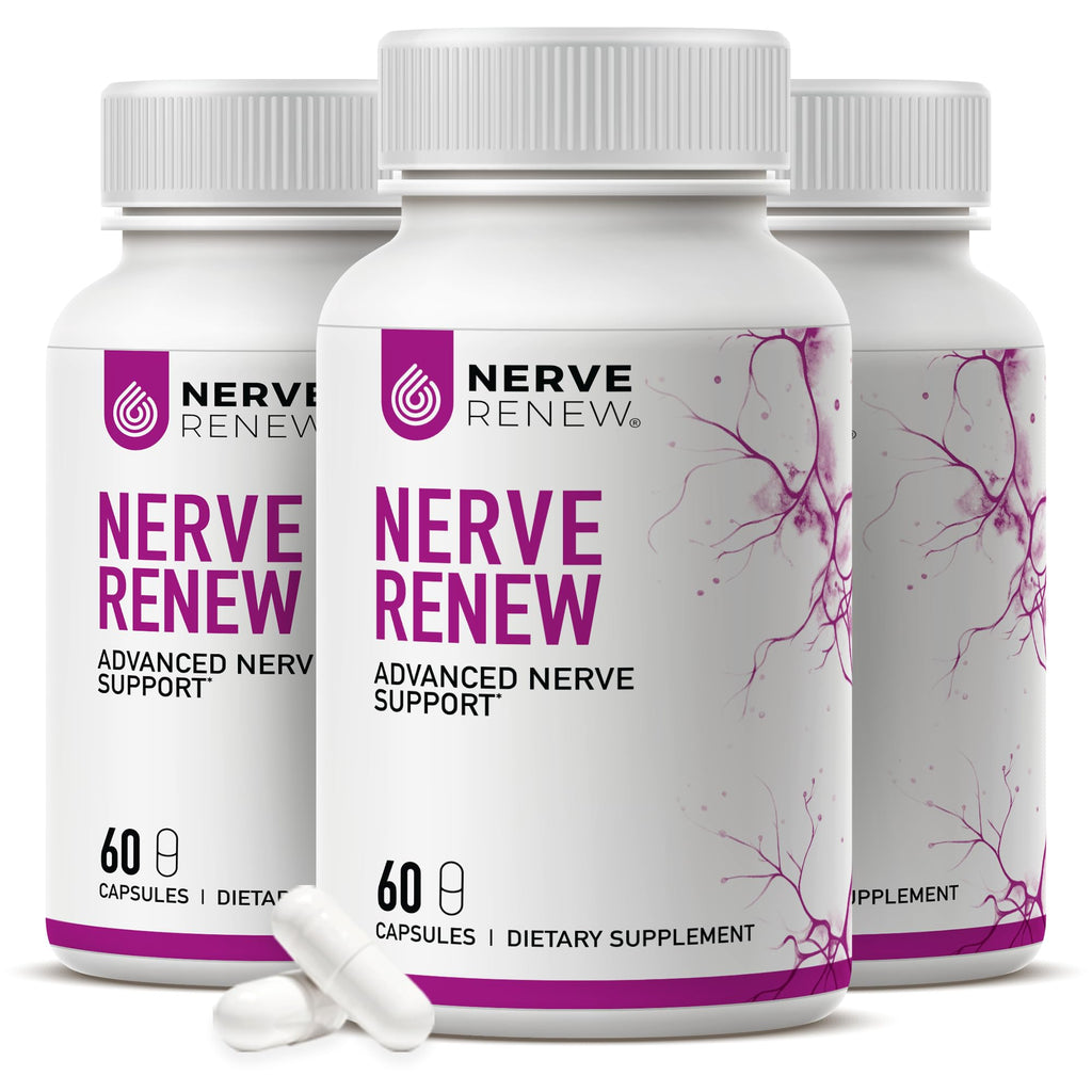NERVE RENEW Advanced Nerve Support Supplement - 180 Capsules