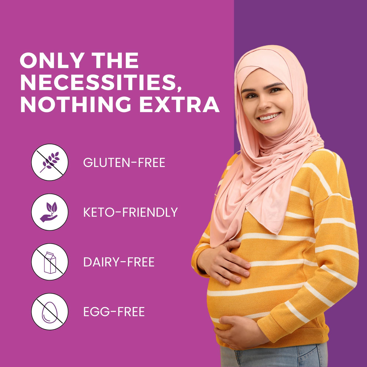 Zaytun Vitamins Halal Prenatal Vitamins + DHA - 60 Softgels - image 5