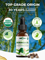 PURA VIDA MORINGA Organic Moringa Seed Oil - 2 Fl Oz - image 3