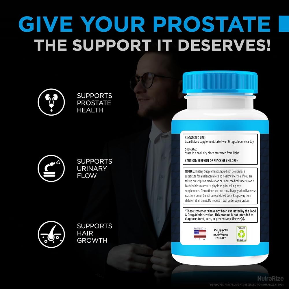 NutraRize Prosta2Care Prostate Support Formula - 120 Capsules - image 6