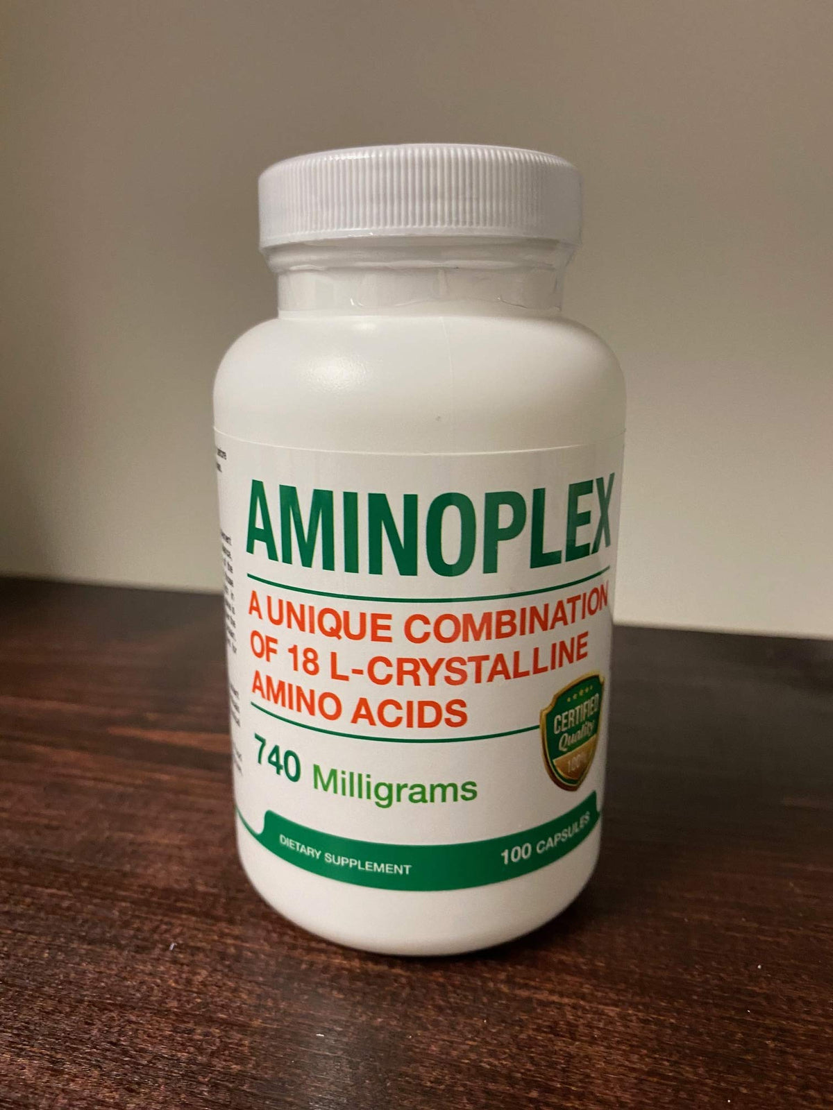 AminoVirox AMINOPLEX 740mg Amino Acid Blend - 100 Capsules - image 6