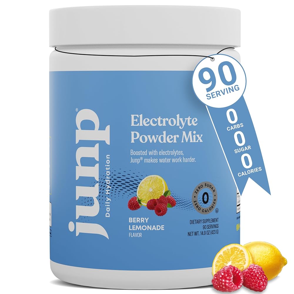 JUNP Electrolytes Powder No Sugar No Carbs Drink Mix - Potassium