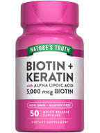 Nature's Truth Beauty Complex with Biotin 5000 mcg - 50 Capsules