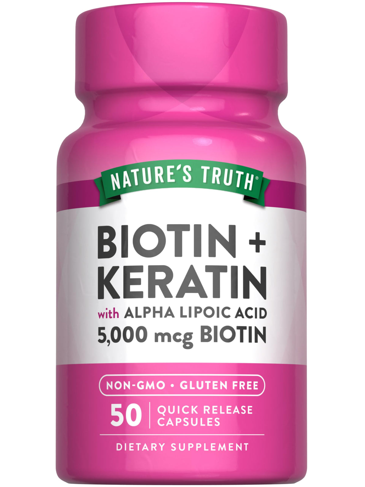 Nature's Truth Beauty Complex with Biotin 5000 mcg - 50 Capsules
