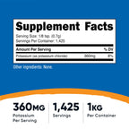 Nutricost Potassium Chloride Powder - 1kg - image 2
