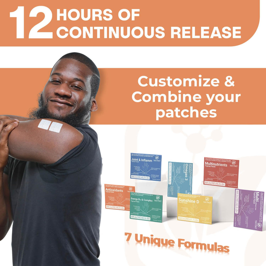 NUTRI-PATCH Glutathione Body Patches with CoQ10, NAC & Vitamin C - 30 Count - image 3