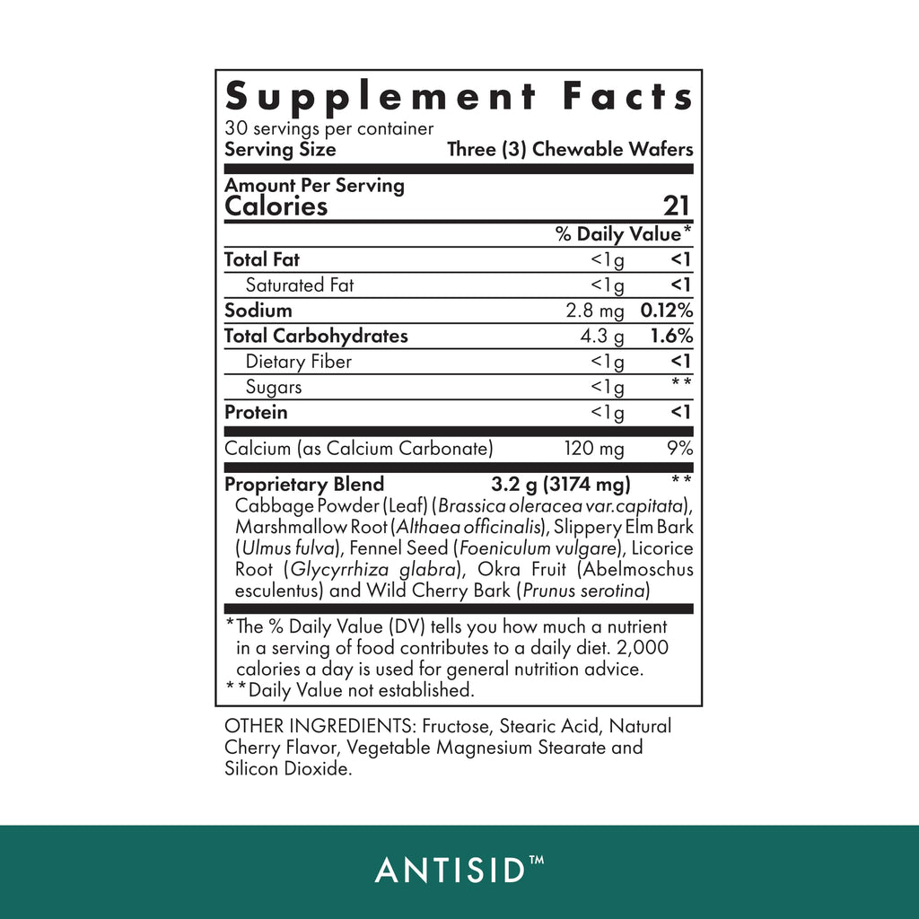 Michael's Health Naturopathic Programs Antisid - 90 Chewable Wafers - image 2