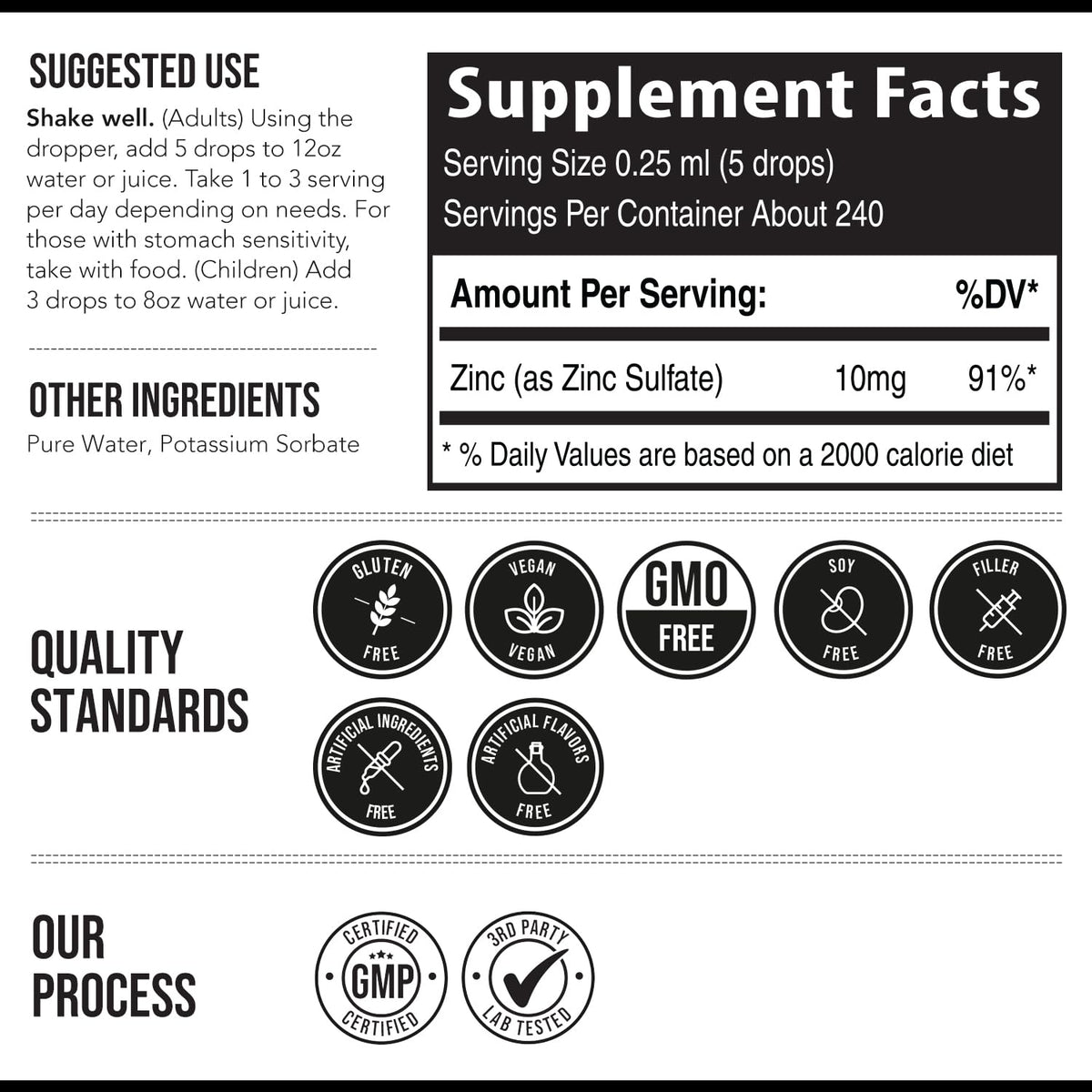 Triquetra Health Ionic Liquid Zinc Supplement – 240 Servings - image 5