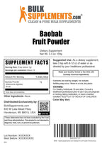 BulkSupplements.com Baobab Powder