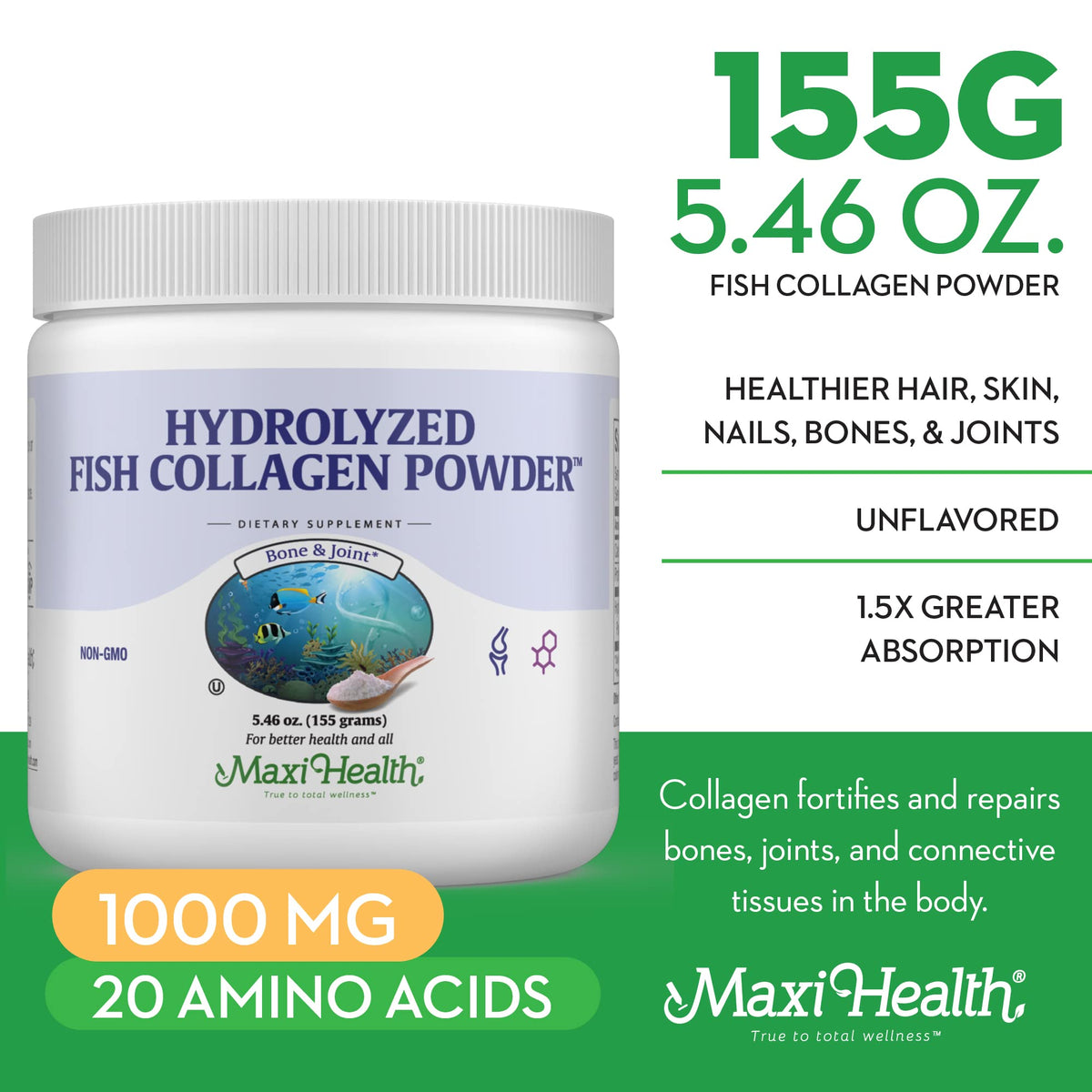 Maxi Health Collagen Peptides Powder