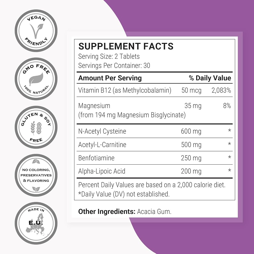 Supersmart Nerve Comfort Advanced Formula - 60 Tablets - image 3