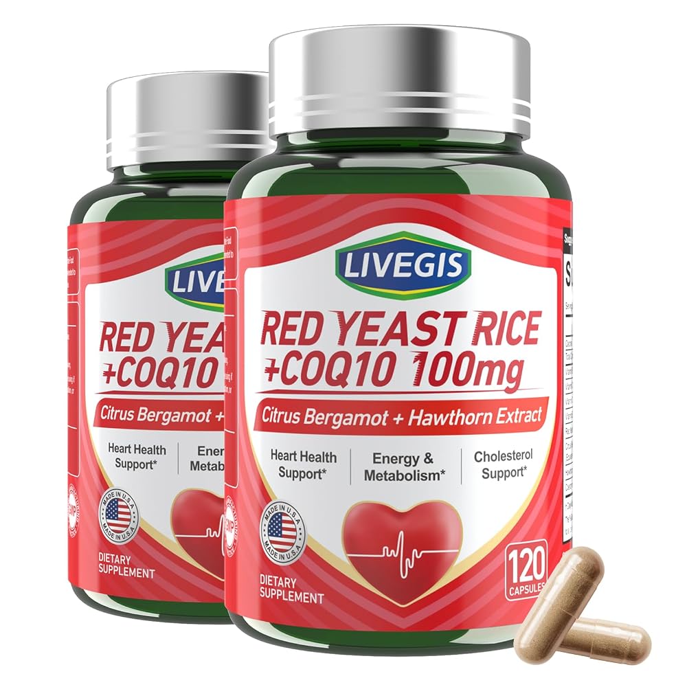 LIVEGIS CoQ10 200mg Softgels, Ultra CoQ10 Ubiquinone 200mg