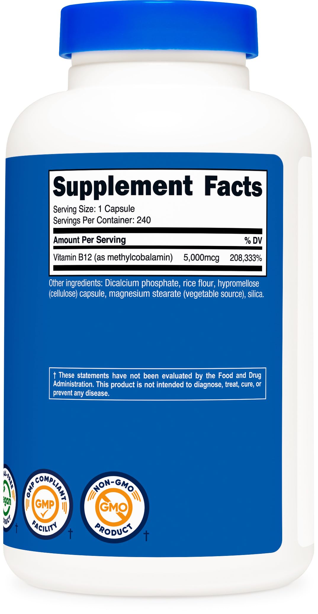 Nutricost Vitamin B12 (Methylcobalamin)