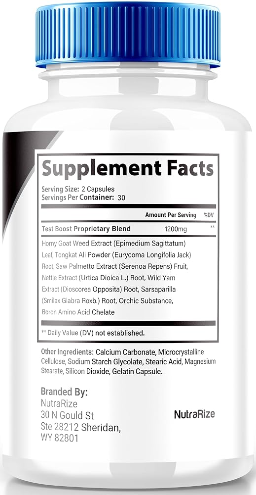 NutraRize AndroCharge Multivitamin for Men - 120 Capsules - image 2