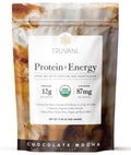 Truvani Protein + Energy Chocolate Mocha Plant-Based - 20 Servings