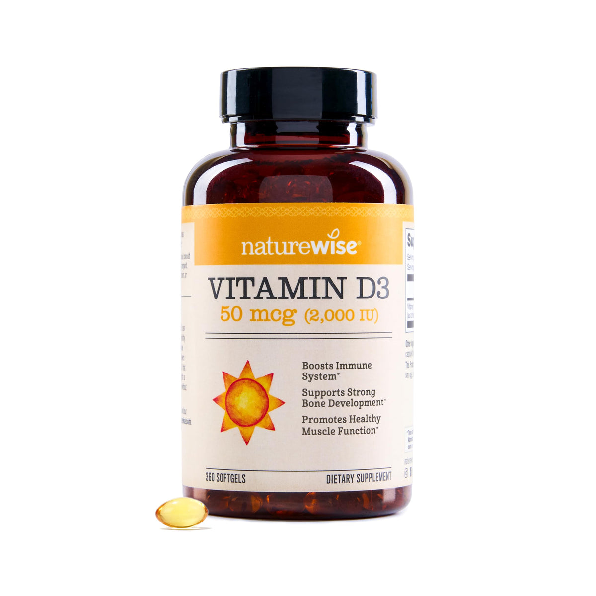 NatureWise Vitamin D3 Supplement, Immune Support