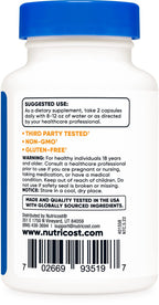 Nutricost Coleus Forskohlii 500mg Capsules - Maximum Strength Formula