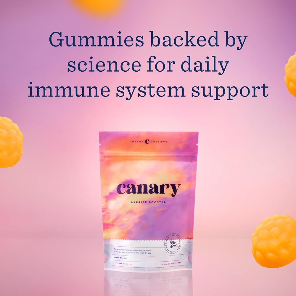 Canary Barrier Booster Vitamin A, D, K & Zinc - 60 Gummies - image 5