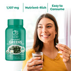 OS Organic Side Organic Greens Spirulina Wheatgrass Moringa - 90 Tablets - image 4