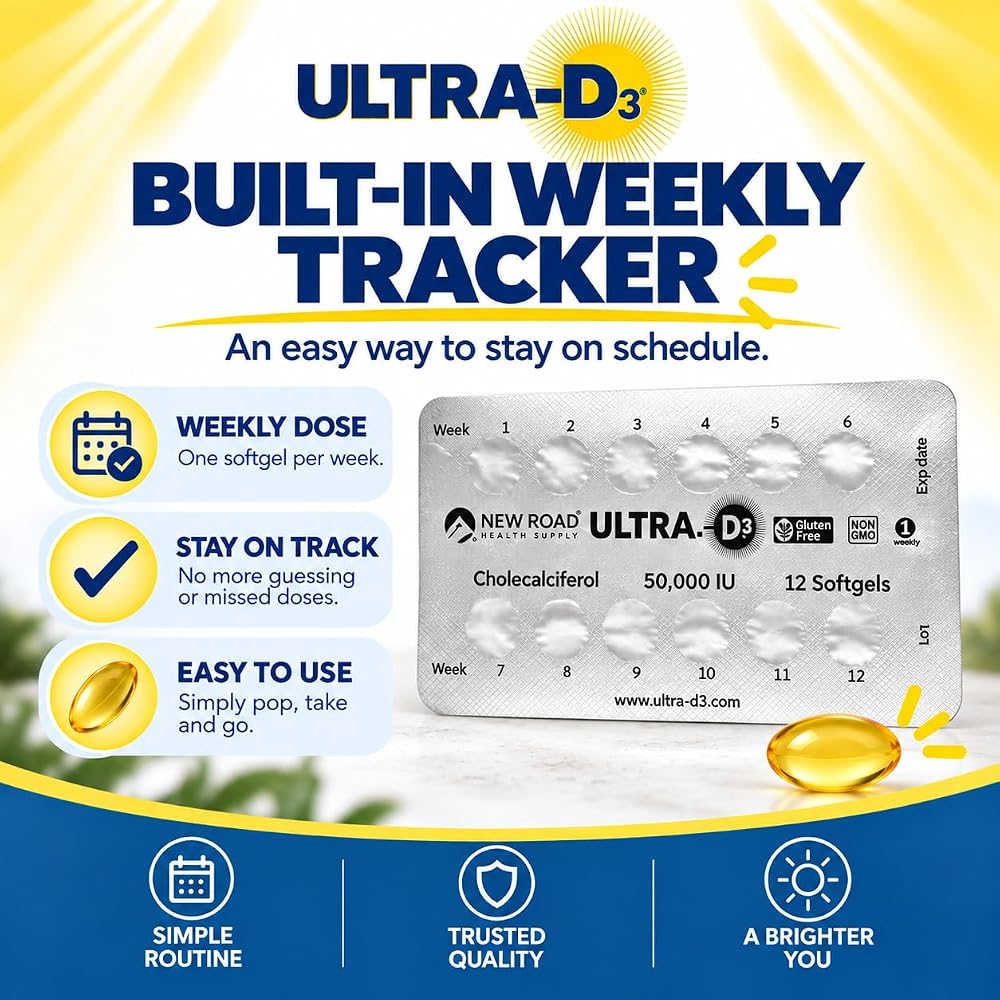 ULTRA-D3 Once-Weekly Vitamin D3 50