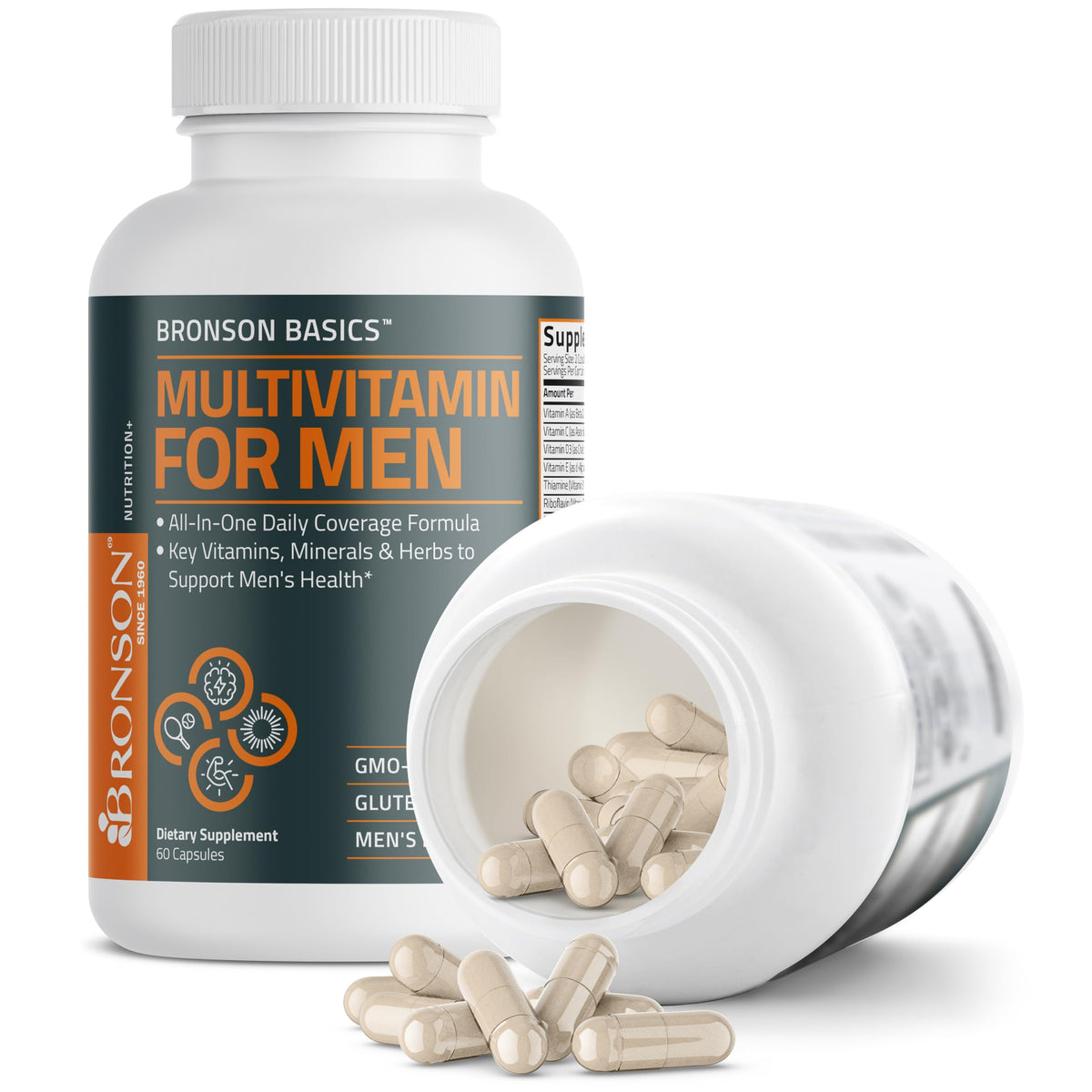 Bronson Multivitamin for Men All-in-One Daily - 60 Capsules - image 7