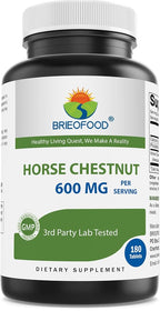 Brieofood Horse Chestnut Extract 600 mg - 180 Tablets
