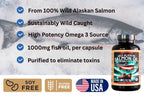 Kwee-Jack Wild Alaskan Salmon Fish Oil Omega-3 - 120 Softgels - image 2