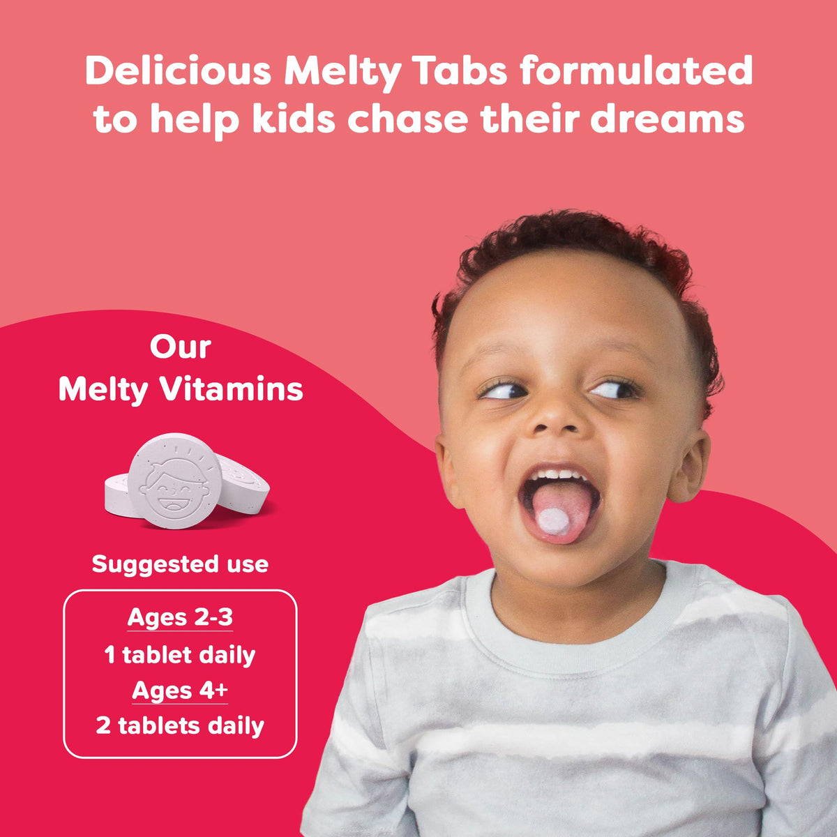 Renzo's Iron Supplement for Kids, Dissolvable Melty Tabs - 90 Count - image 4
