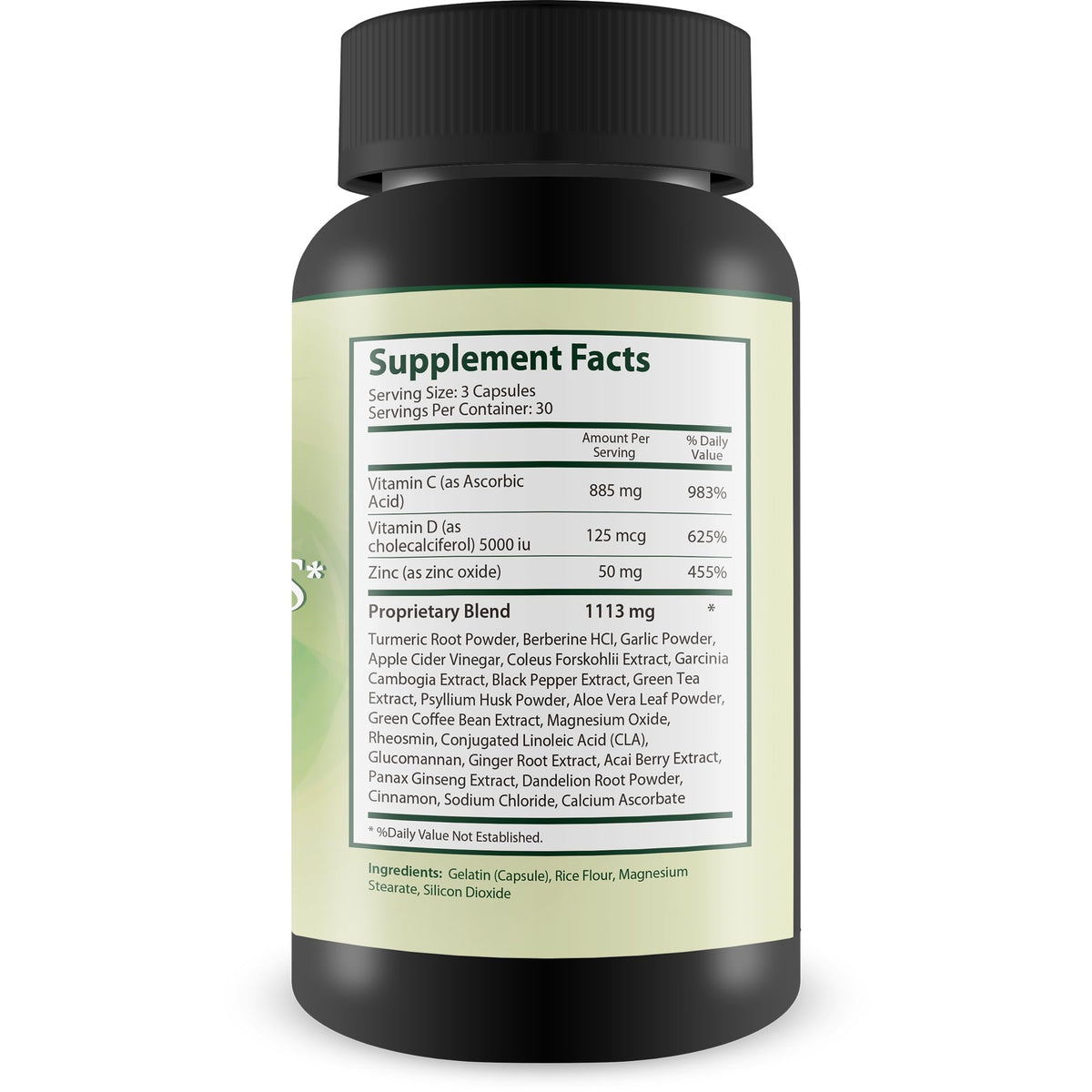Glow Nutrients Immune Booster Herbs with Vitamin C - 25 Ingredients - image 2