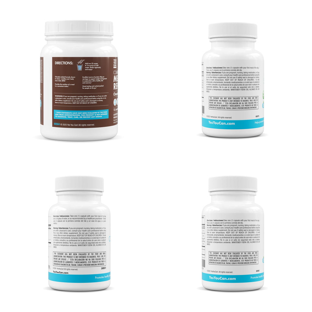 Yes You Can! Transformation Kit Meal Replacement & Supplements - 7 Piece Set - image 8
