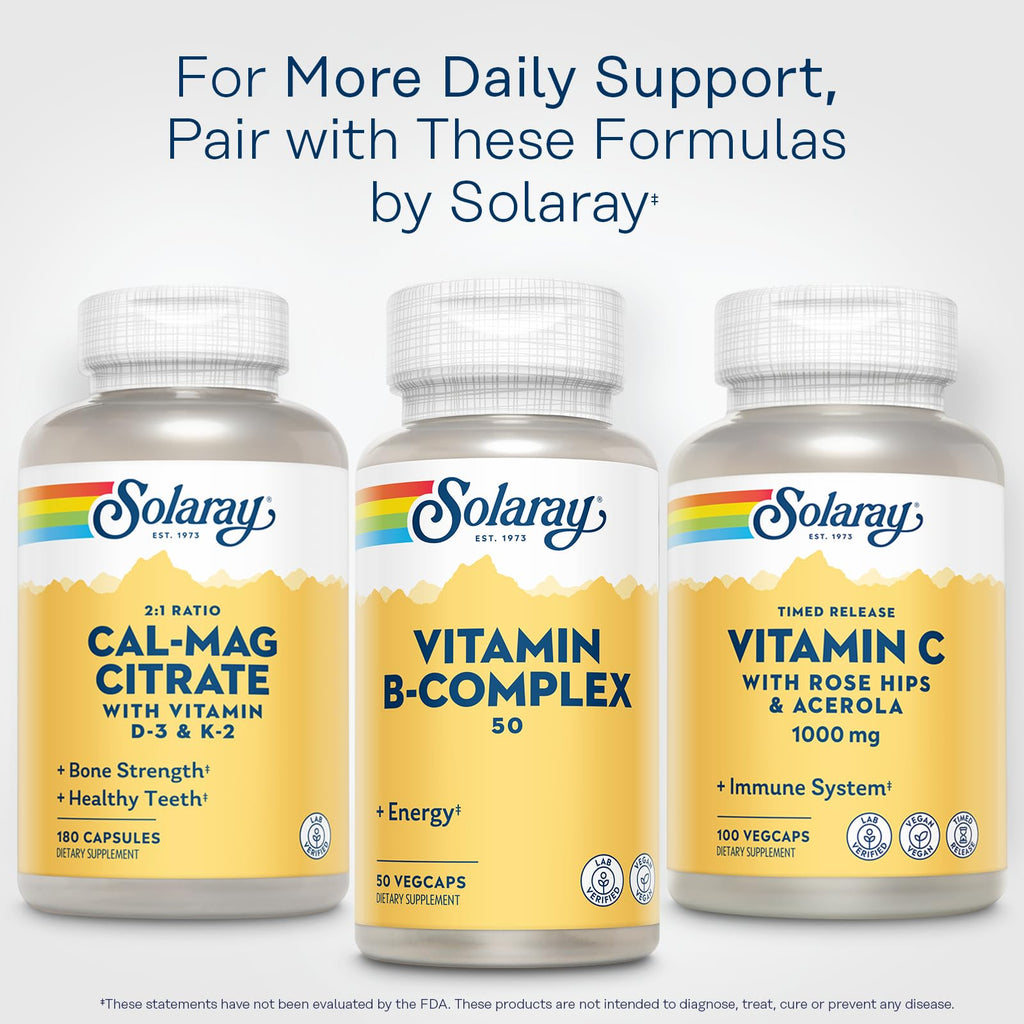 SOLARAY Vitamin B Complex 50 mg - Cellular Energy Vitamins
