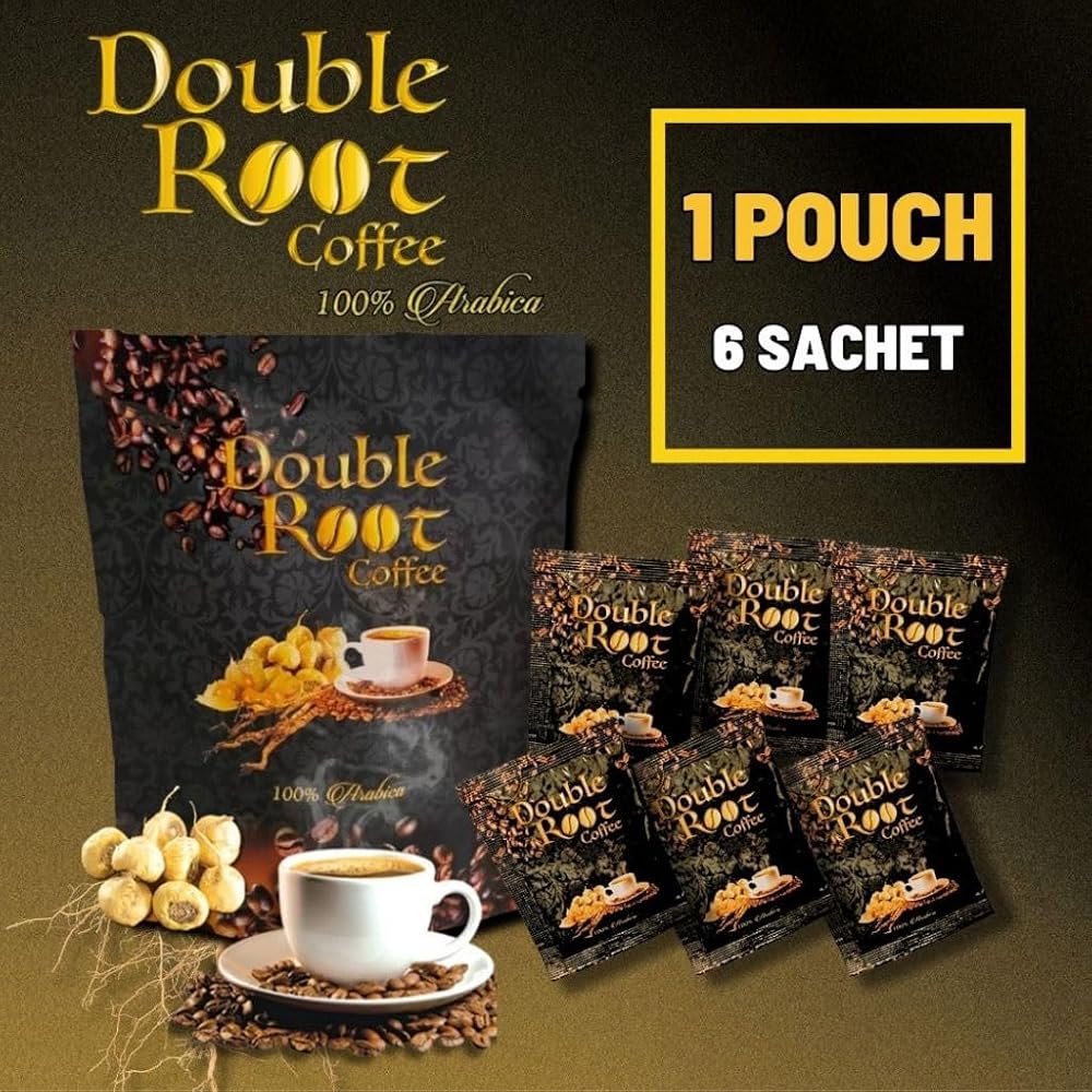 Double Root Arabica Instant Coffee Powder - 6 Sachets - image 2