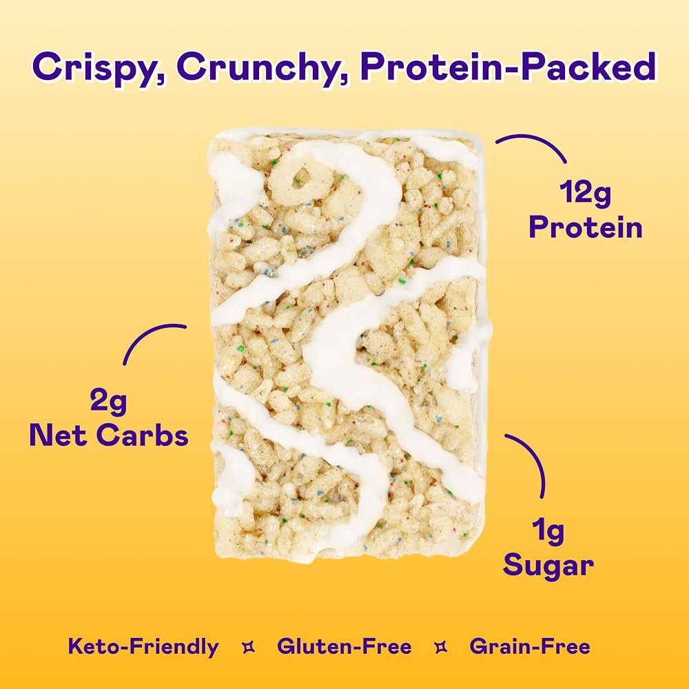 Magic Spoon Treats Birthday Cake High Protein Bar - 8 Bars - image 2