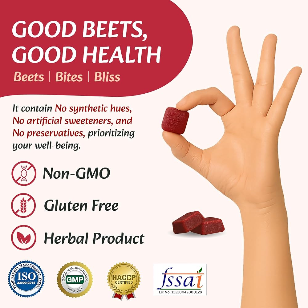 HERBAL DAILY Goodbeets Soft Chews Grape Seed Extract - 60 Count - image 5