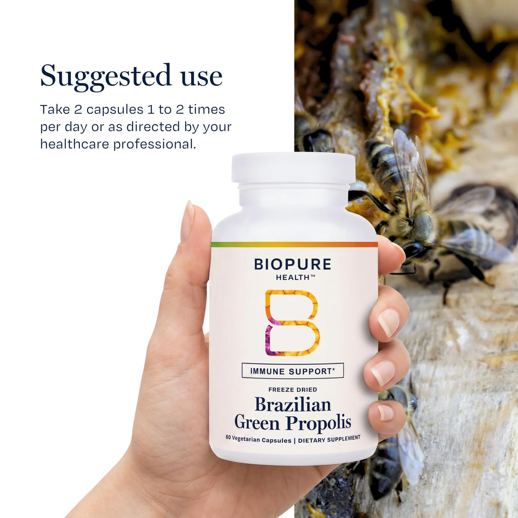 BioPure Brazilian Green Propolis Immune Support - 60 Capsules - image 7