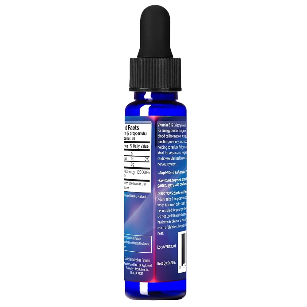 Dr's Advantage Liquid Vitamin B12 Dropper 3000 mcg - 2 Fl Oz - image 4