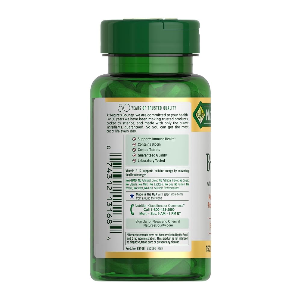 Amazon Pharmacy Nature's Bounty Super B-Complex Tablet - 1 Count - image 3