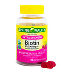 Toeah Spring Valley Biotin 10,000mcg Vegetarian Gummies - 90 Count - image 2