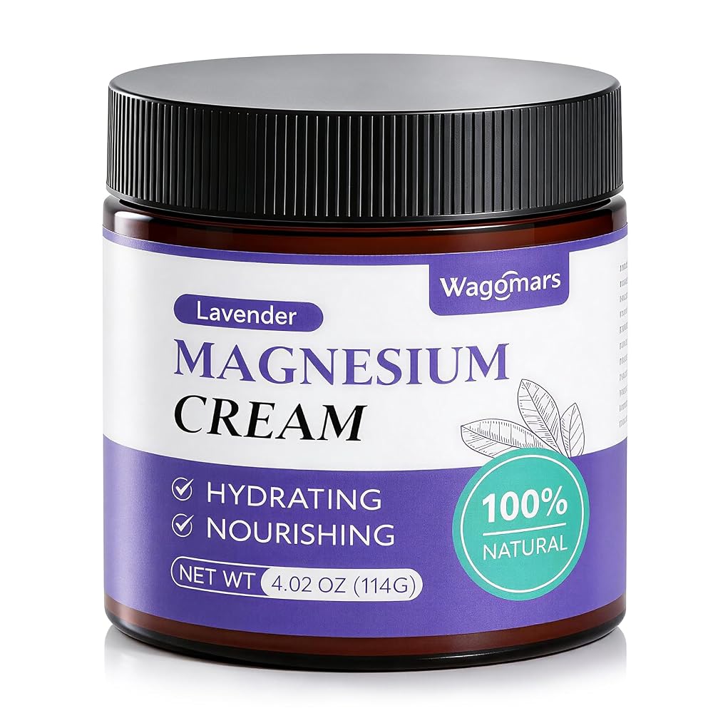 Wagomars Magnesium Cream - Natural Magnesium Lotion - Body Butter
