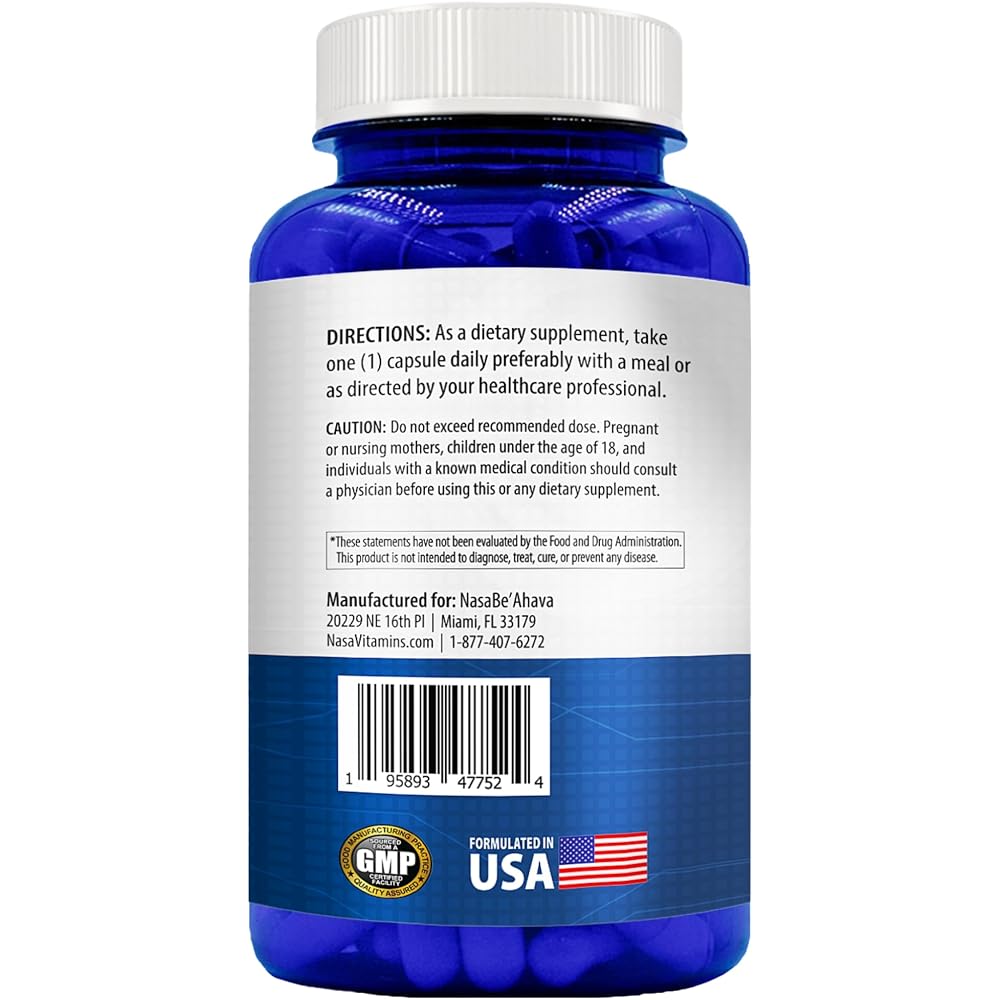 NasaBeahava Berberine 500mg Supplement - 180 Capsules - image 2