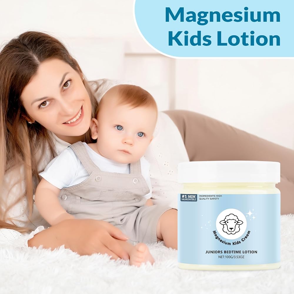 NIURONTBLE Magnesium Lotion for Kids Sleep - 3.53 oz - image 4